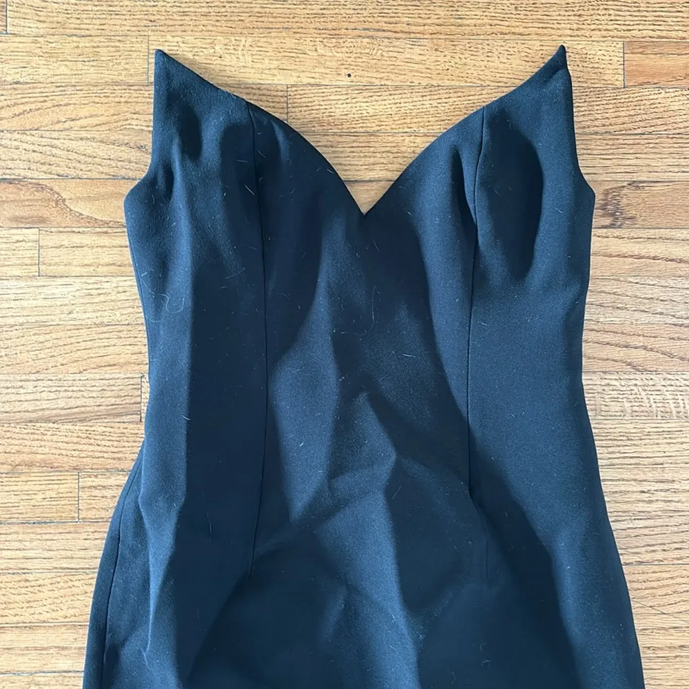 MÔNOT Strapless crepe gown Size 2 - Image 3