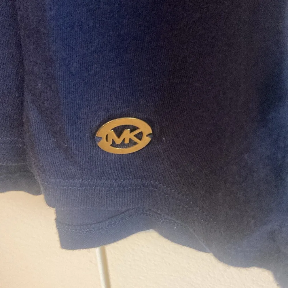 Michael Kors V Neck Cold Shoulder Navy Blue Women’s Size Small Top - Image 5