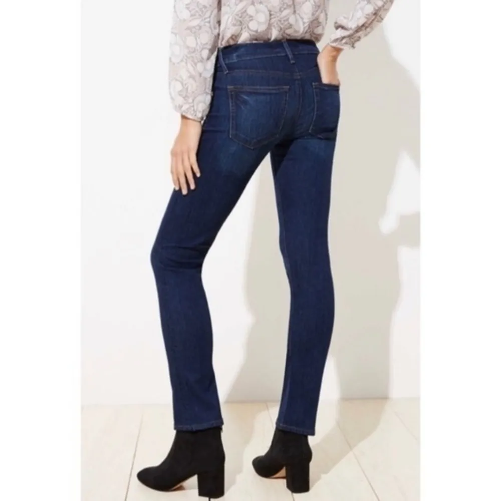 Loft • Dark Wash Modern Straight Jeans - Image 32