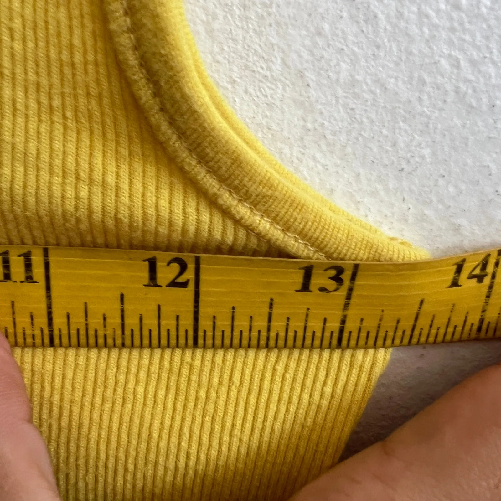 Abercrombie & Fitch Y2K Ribbed Long Line‎ Stretchy Tank Top Layering Preppy - Image 6