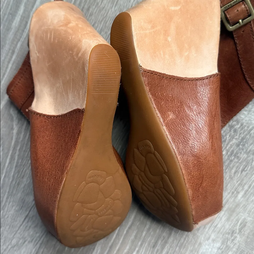 Kork- Ease Berit Wedge Leather Sandals 7 - Image 8