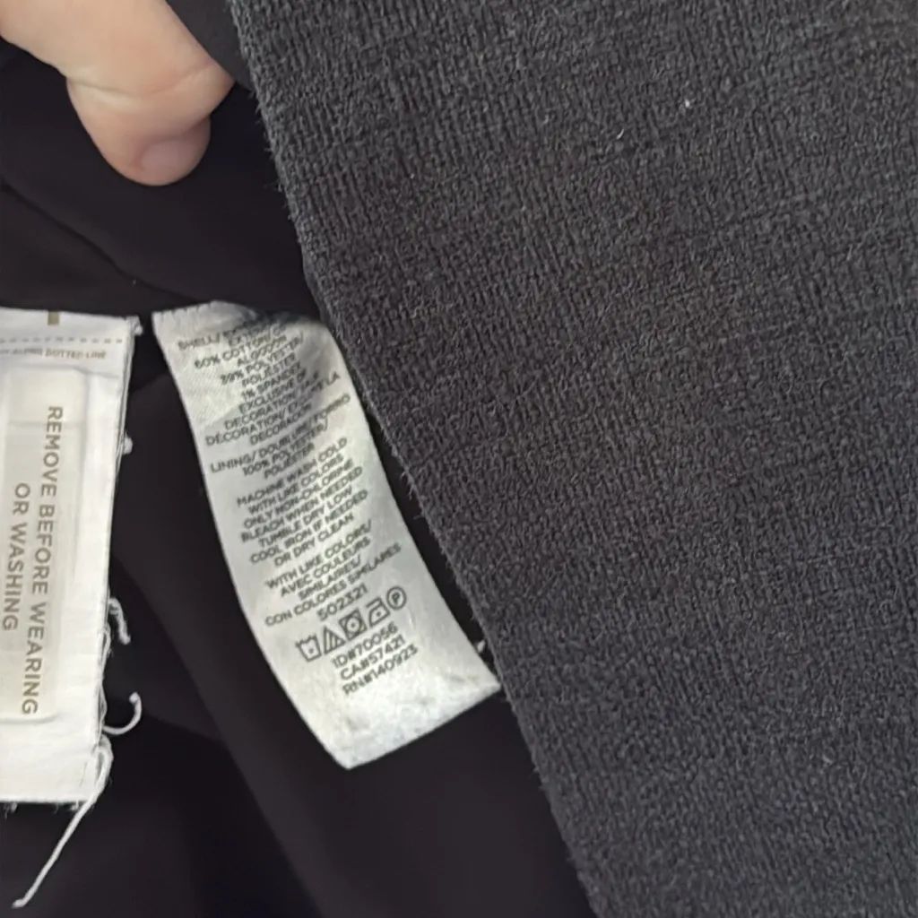 Loft Black Denim Jean Skirt 8 - Image 5