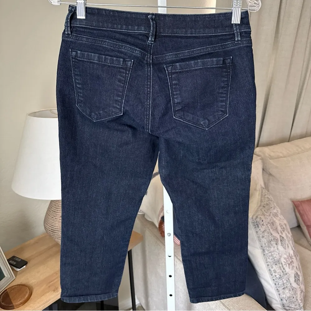 Ann Taylor LOFT Womens Curvy Crop Blue Jeans Size 4P/27 - Image 5
