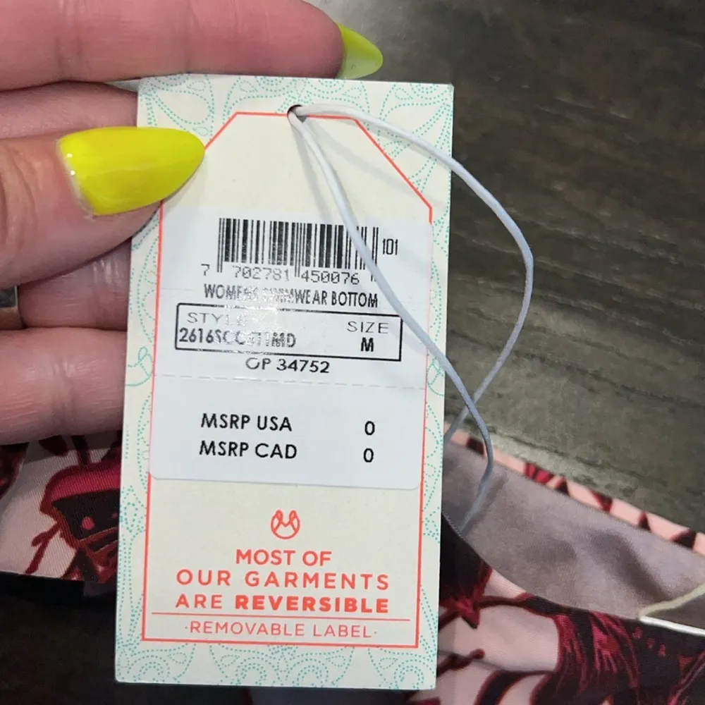 NWT  Rose Cali Ruffle High Leg Cheeky Bottom - Image 6