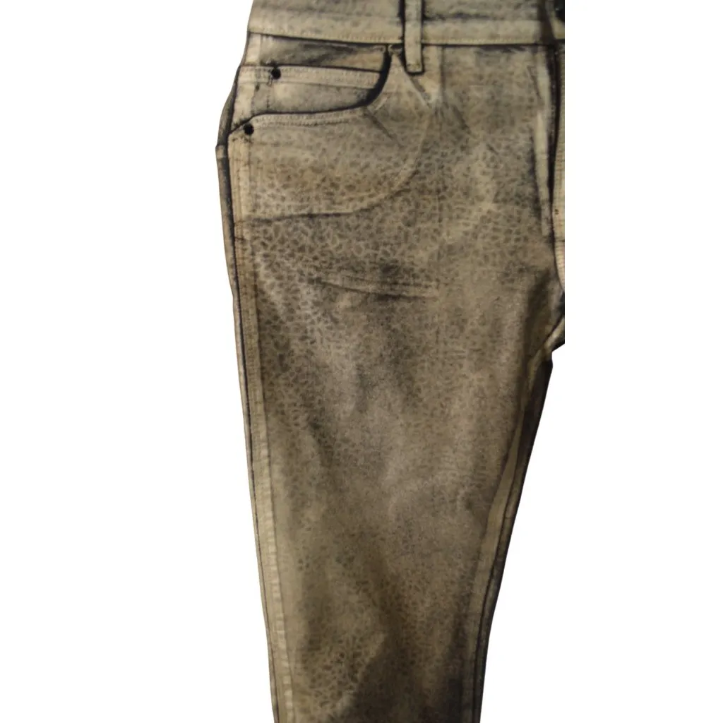 GUESS Curve X Skinny Jeans Size 31 Old Gold Distressed Look Mid Rise - Image 2