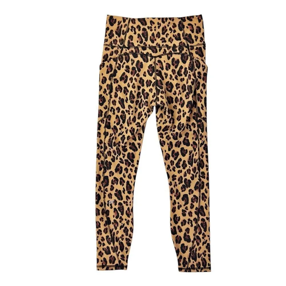 Fabletics Oasis PureLux Leopard Leggings Small - Image 6