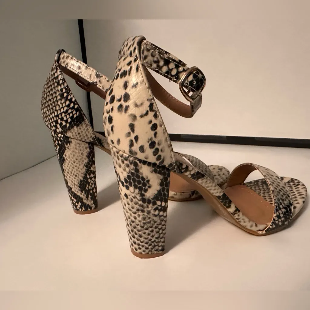 Snake Print Heels - Image 2