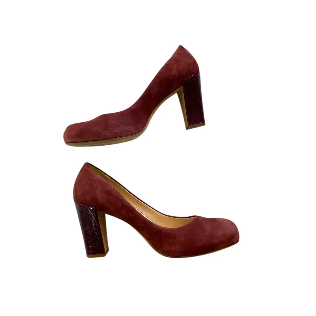 Cole Haan Suede Pumps Rust Size 10M - Image 5