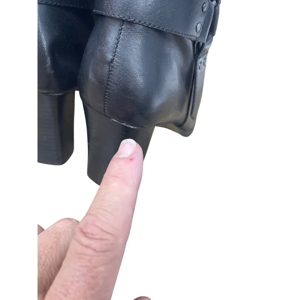 Bruno Valenti Womans Black Leather 3' Riding Equestrian Boots Sz 8.5M SKU 9567 - Image 13