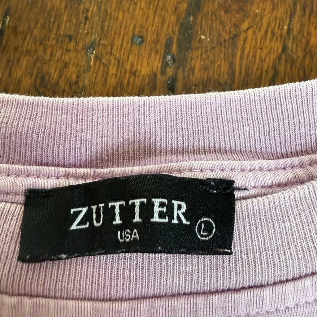 Zutter Purple Rock & Roll Graphic T - Image 2