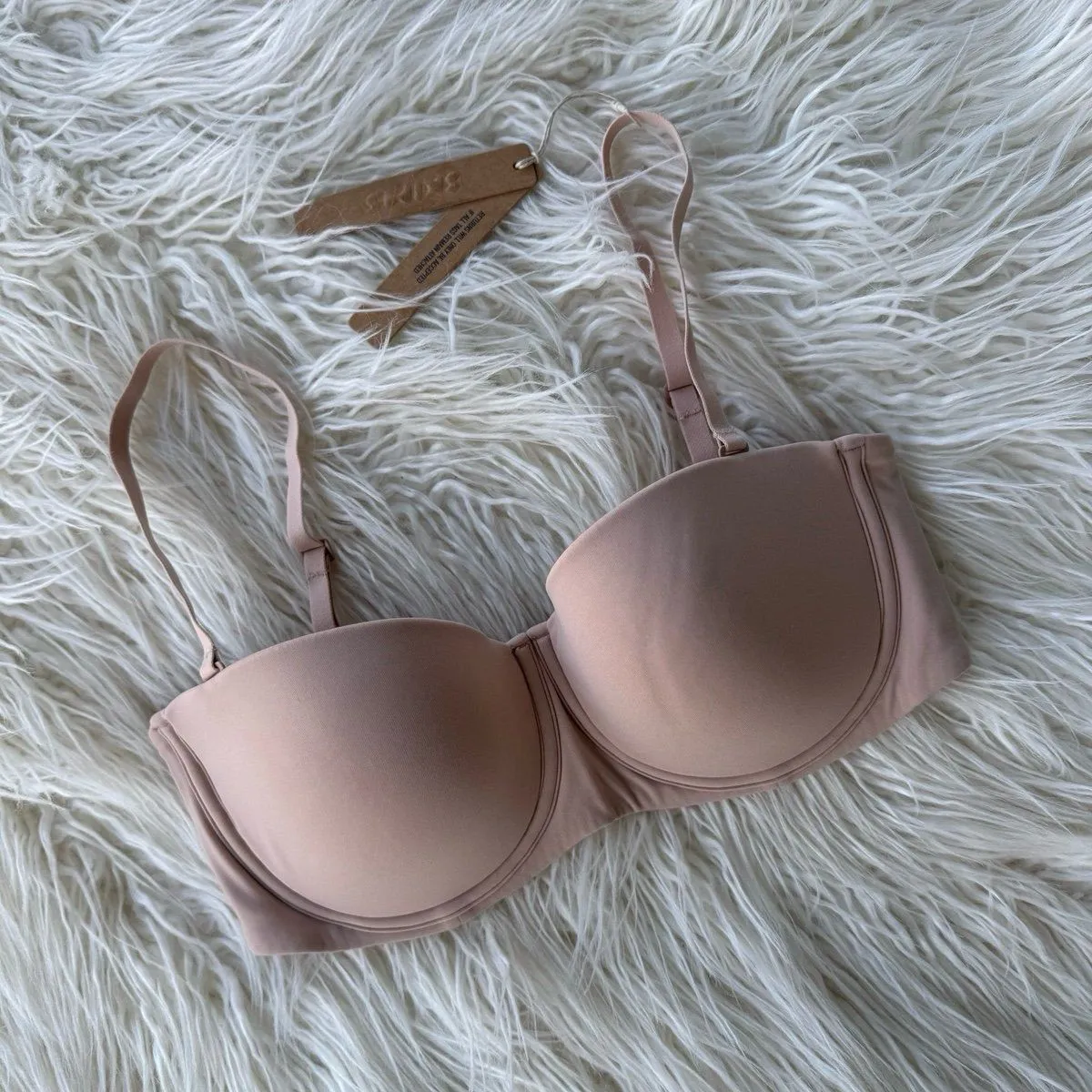 Skims Fits Everybody Strapless Bra Mica Size 34C - Image 3