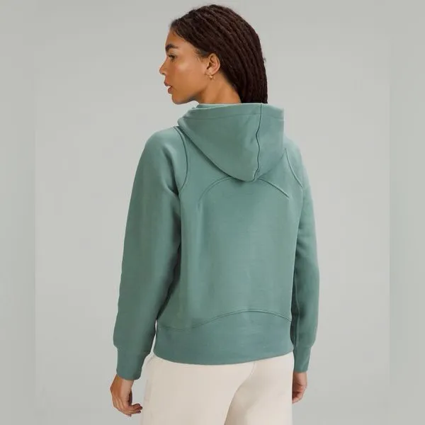 Lululemon Loungeful Hoodie Tidewater Teal Size 12 Athleisure Sporty Active‎ Wear - Image 2