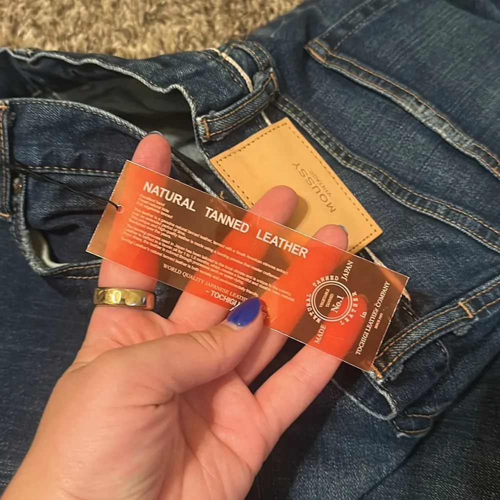 NWT Moussy Vintage Jeans Distressed Size 27 Blue - Image 11