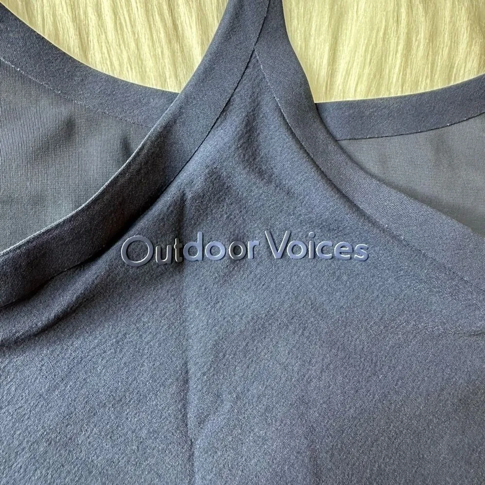 Outdoor Voices The Exercise Mini Dress Navy Blue Built In Shorts Womens Size XS - Image 8