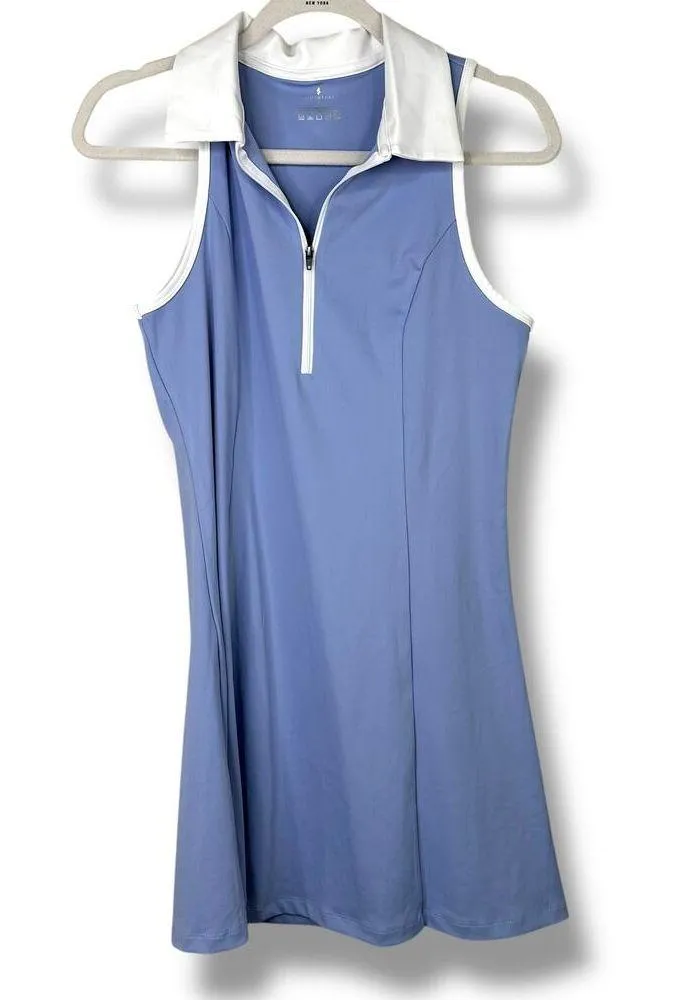 Soothfeel NWT Sleeveless Golf Athletic Active Sports Tennis Mini Dress Small Blue - Image 2