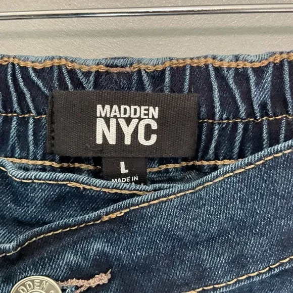 NWT Madden NYC Wide Leg Jeans L 12 - Image 5