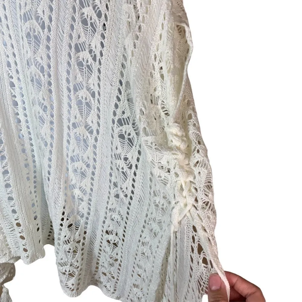 Womens crochet swim cover Size XL - Image 4