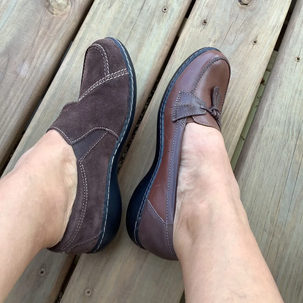 Ladies CLARKS suede leather loafers 🌼🌼🌼 - Image 12