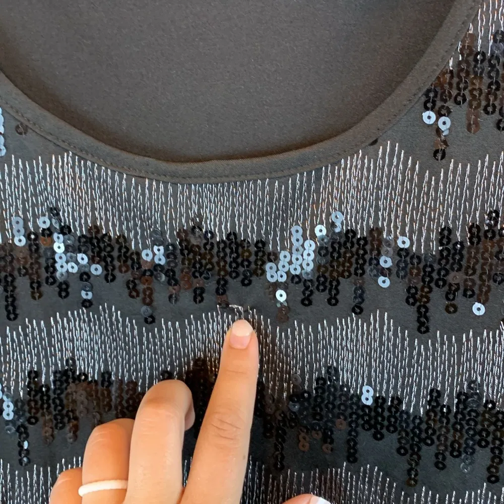 Notations sz 1xl tank sequins 90s disco party new years festival party glam - Image 8