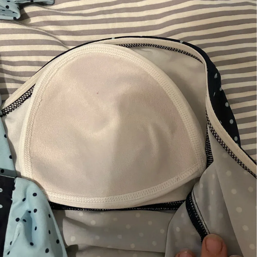 Motherhood Maternity  Tankini Medium Blue Polka‎ Dots - Image 8