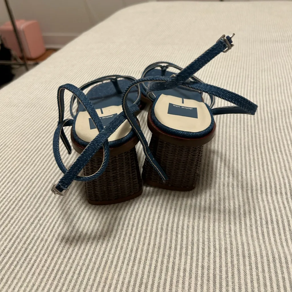 Dolce Vita Bandita Sandal in Denim Blue size 9 - Image 4