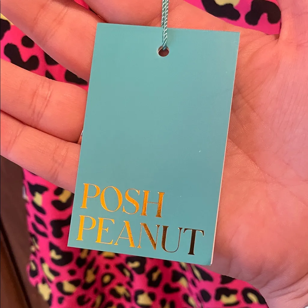 Posh Peanut Pink Leopard One Piece Swimsuit Size XXL - Image 4