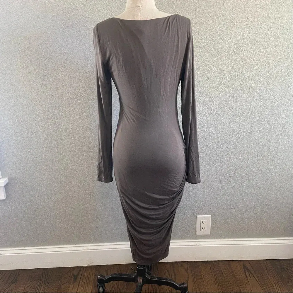 Marciano Long‎ Sleeve Jaycee Dress Size Medium Ruched - Image 3