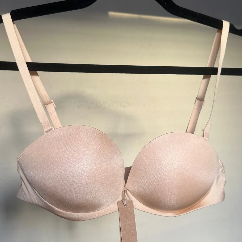 SKIMS ULTIMATE STRAPLESS PUSH-UP STYLE:BA-BAN-3208 COLOR SAND SIZE 32A NWOT‎ - Image 5