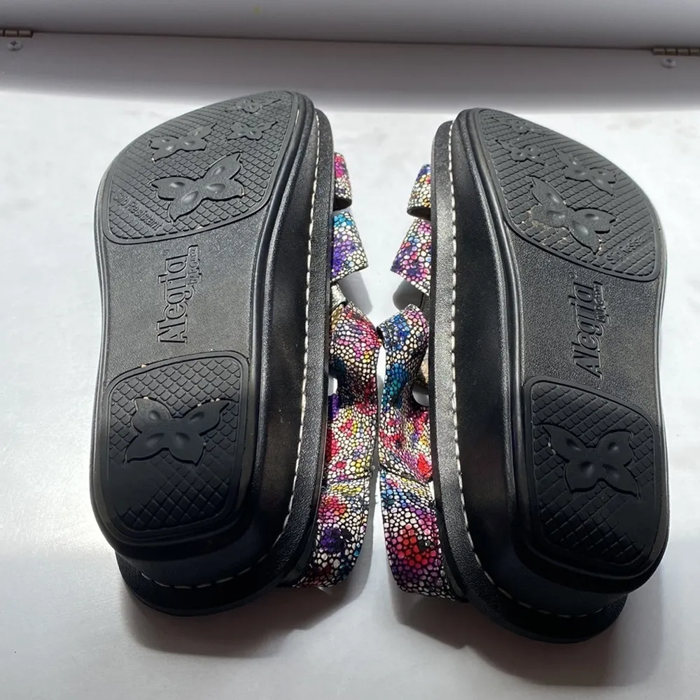 Alegria Kleo Platform Sandal Blissful Print Gladiator Printed Snake Multi Size 7 - Image 7