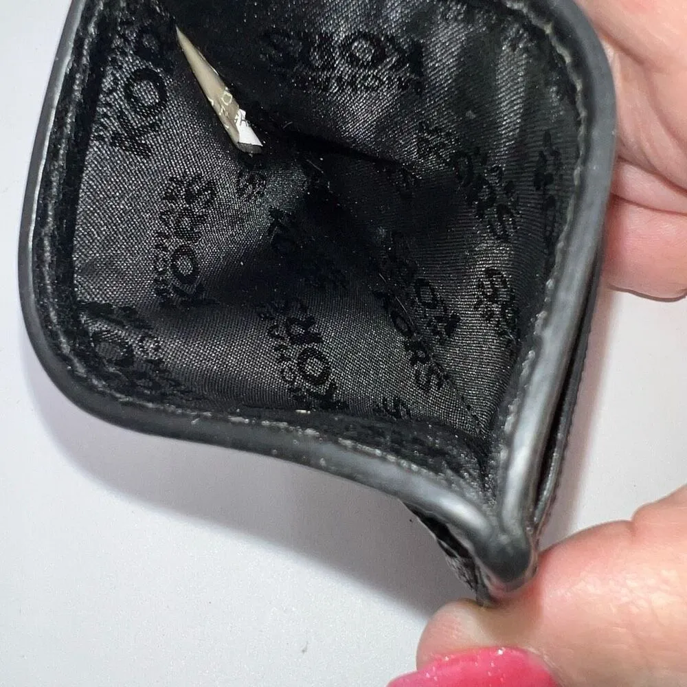 Michael Kors Black Leather Card Case - Image 5