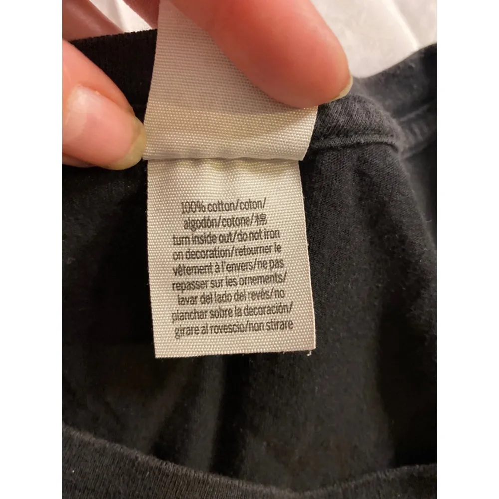 Victoria’s Secret PINK Black Tank Top Colorful Logo Y2K Streetwear XS Size M - Image 4