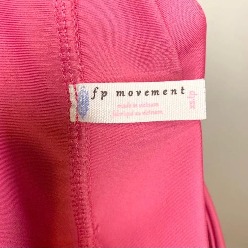 Free People Movement Breathe Easy Pink Yoga Leggings with Pockets Size XS - Image 8