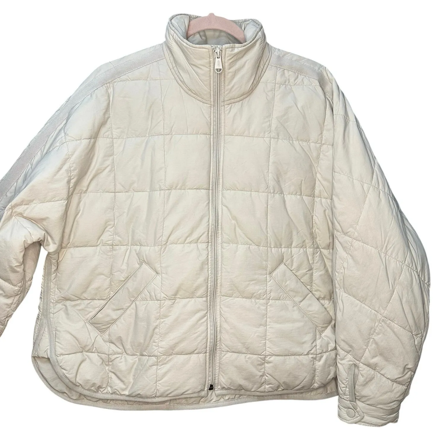 Free People Movement Pippa Packable Puffer Jacket Tofu Size Small - Image 3