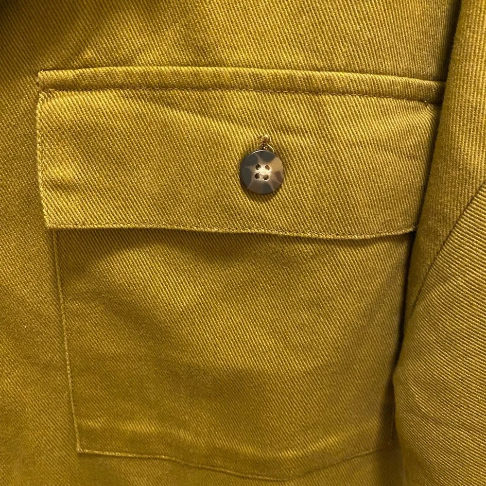 Madewell Olive Green Safari Belted Romper Size Large - Image 8