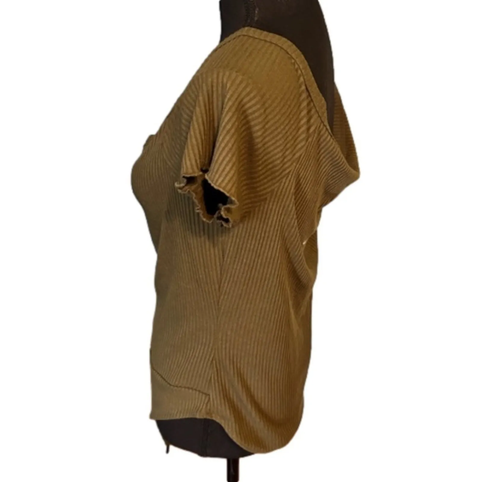 Iris Green Short Sleeve Bodysuit | Minimalist Style | Size 1X - Image 2