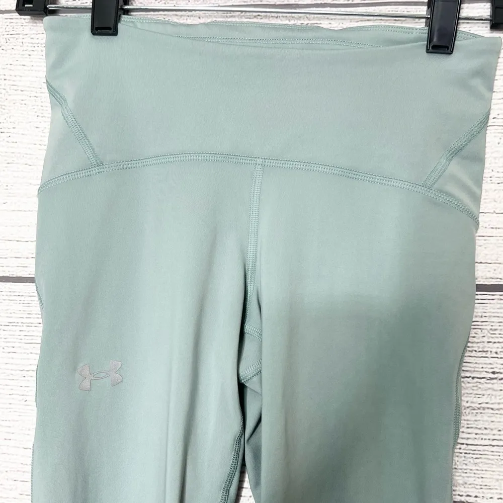 Under Armour Seafoam Green Athletic Compression Workout Leggings Size Small - Image 3