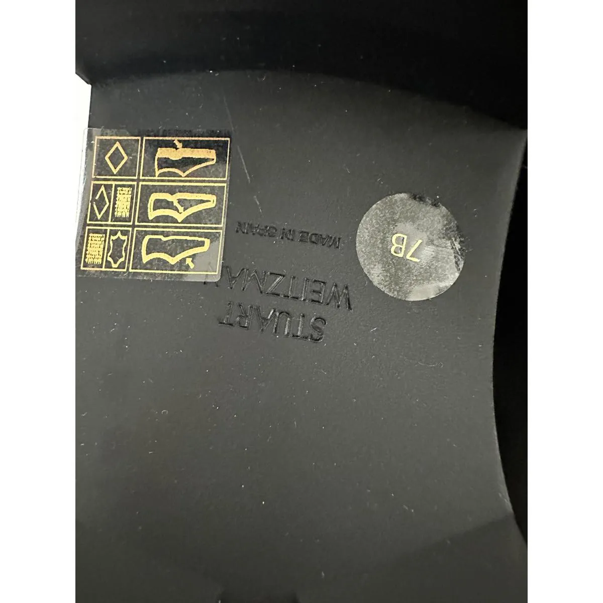 Stuart Weitzman City Over-the-Knee OTK Boots Nappa Leather/Black Size 7/37.5 EU - Image 8