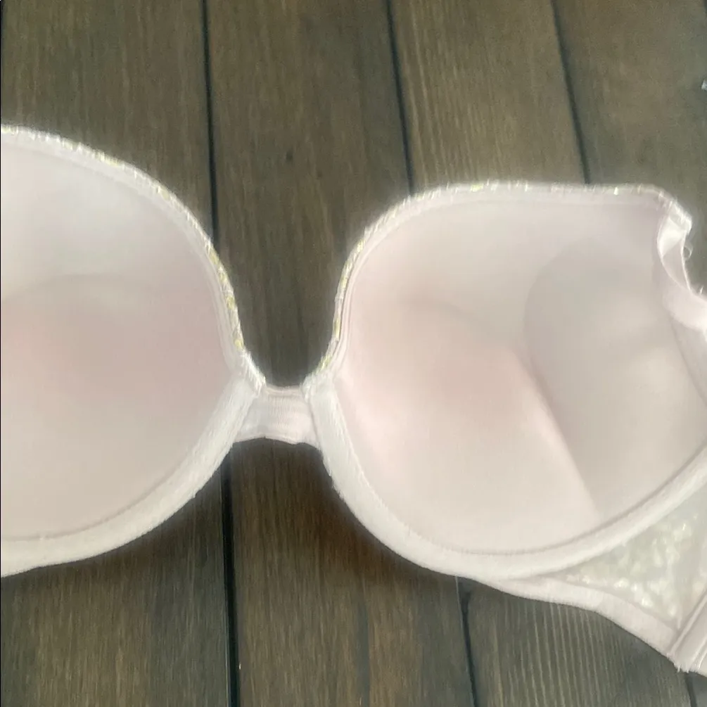 Victoria Secret Very Sexy Push-up Bra Front Close Rose Pink Gold
Shimmer - Image 2