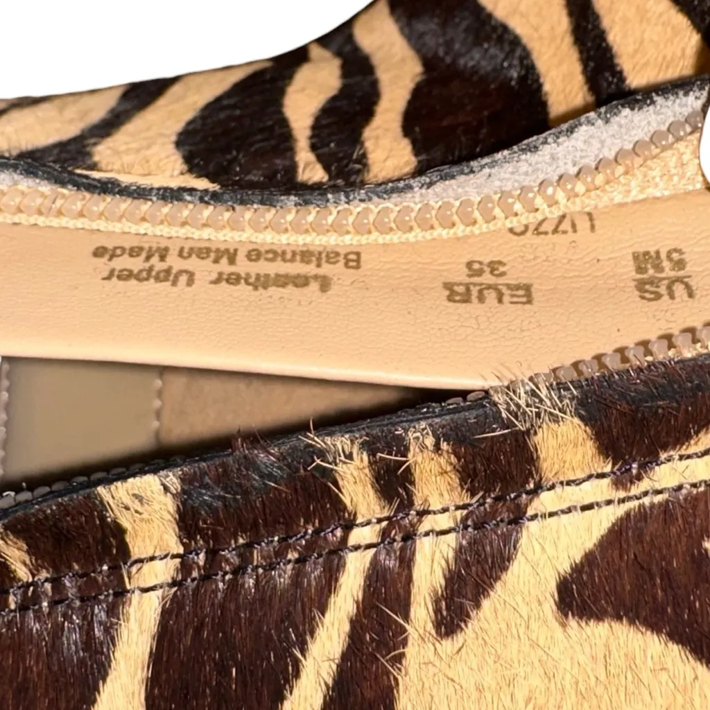 SAM EDELMAN Lizzie Calf Hair Leather Heeled Boot Tiger Striped Women’s 5M/EU 35 - Image 15