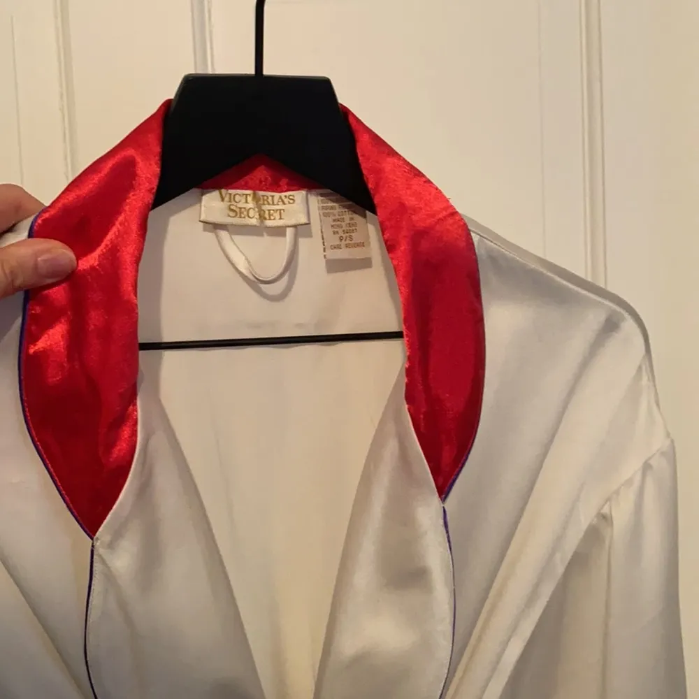 Vintage 80s Victoria’s Secret gold label pink barbiecore long robe, petite small - Image 6