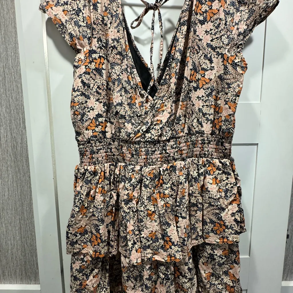 American Eagle NWOT Floral Boho Mini Dress - Image 2