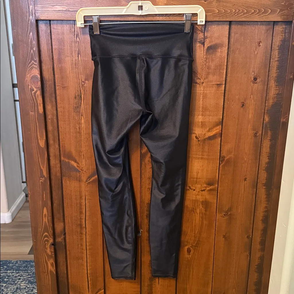 ALO High Shine Leggings, Anthracite, Size S - Image 3
