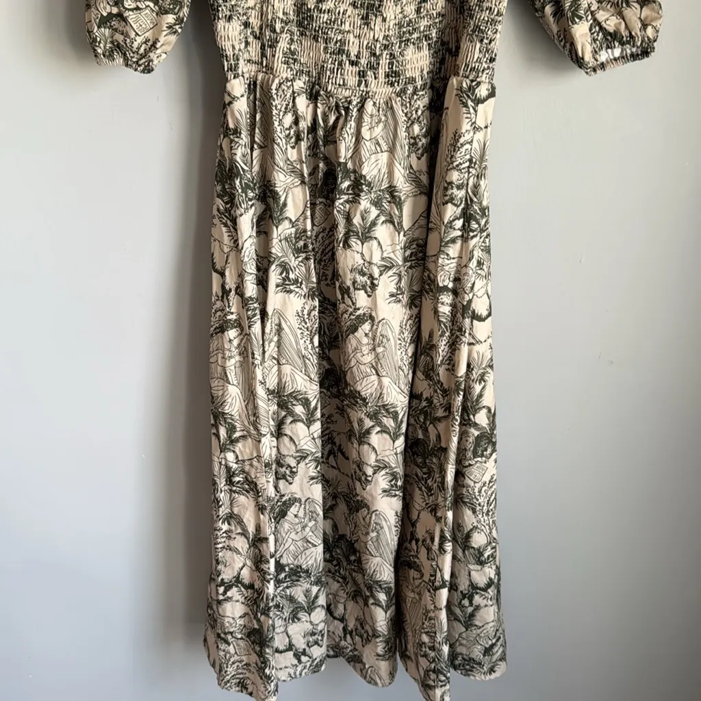 PARAISO BY STACY OLIVE GREEN PSALMS 92 DRESS LARGE - Image 6