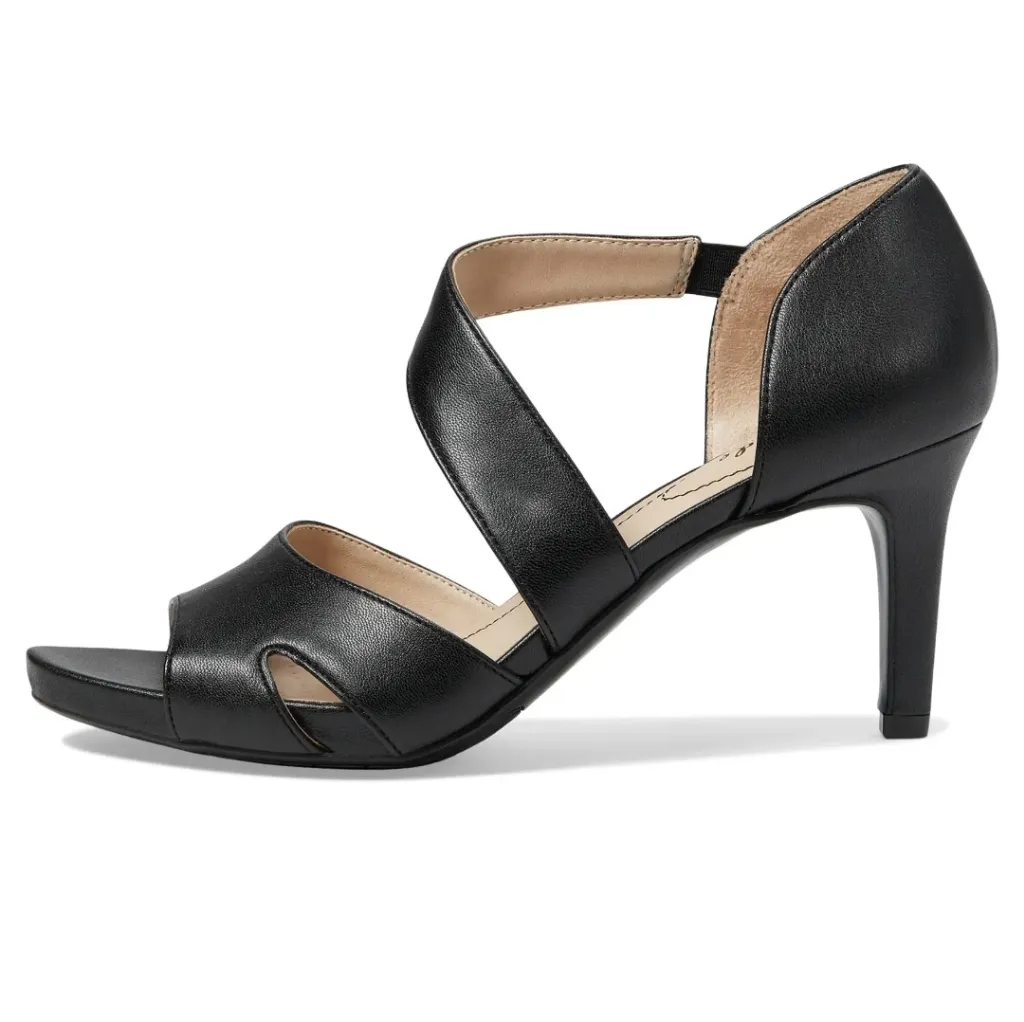 LifeStride Women's Mega Slip On Comfort Dress Heels Black Size 9.5 Cushioned NEW - Image 2