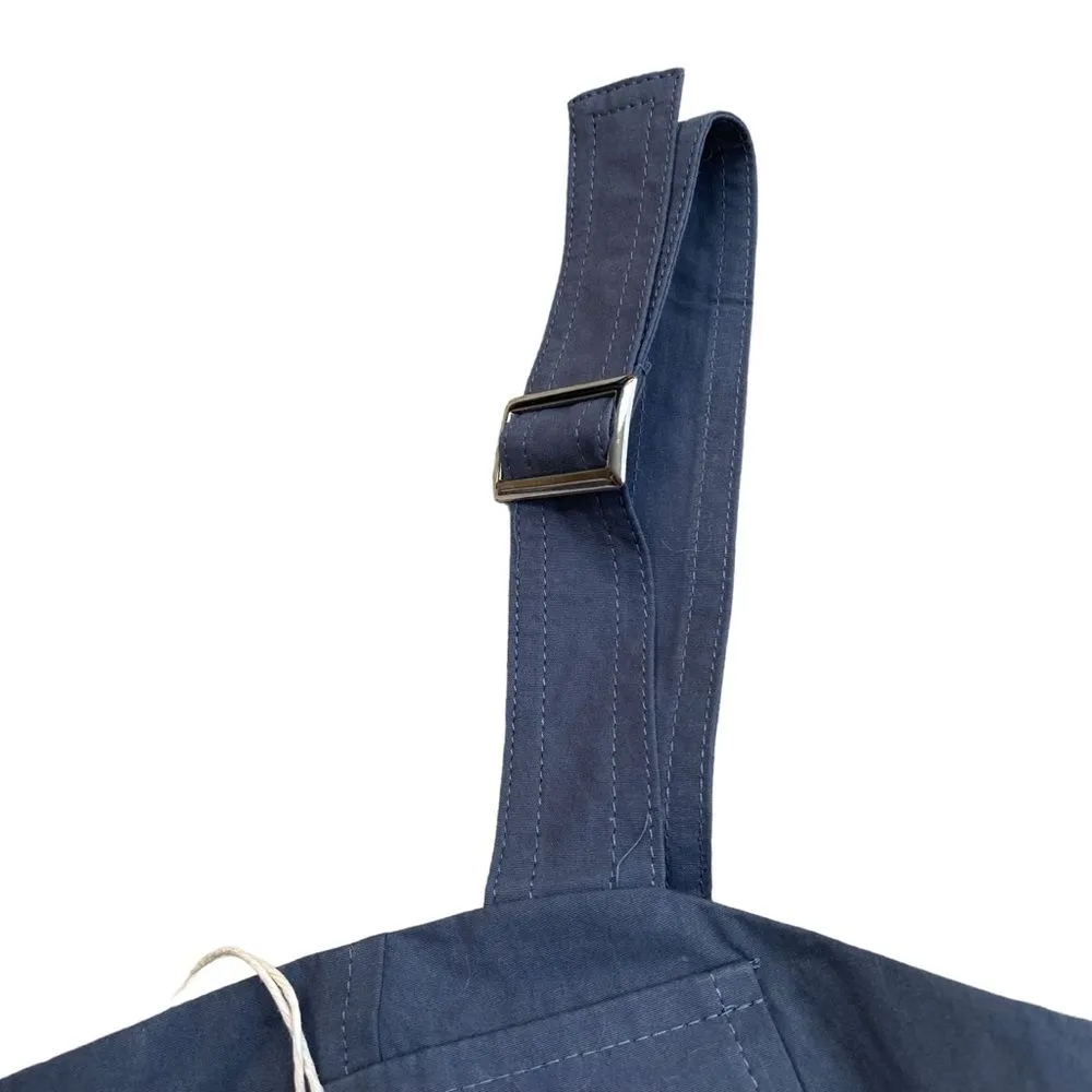 Win Win Women’s M Lace Up Corset Crop Top Bikercore Grunge Buckle Slate Gray New - Image 9