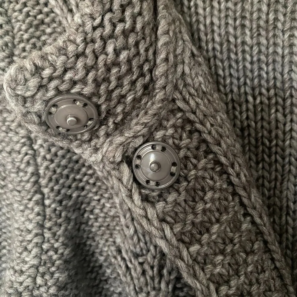 Anthropologie Elsamanda Sweater Brown Long Sleeve Knit Cardigan Sz M - Image 10