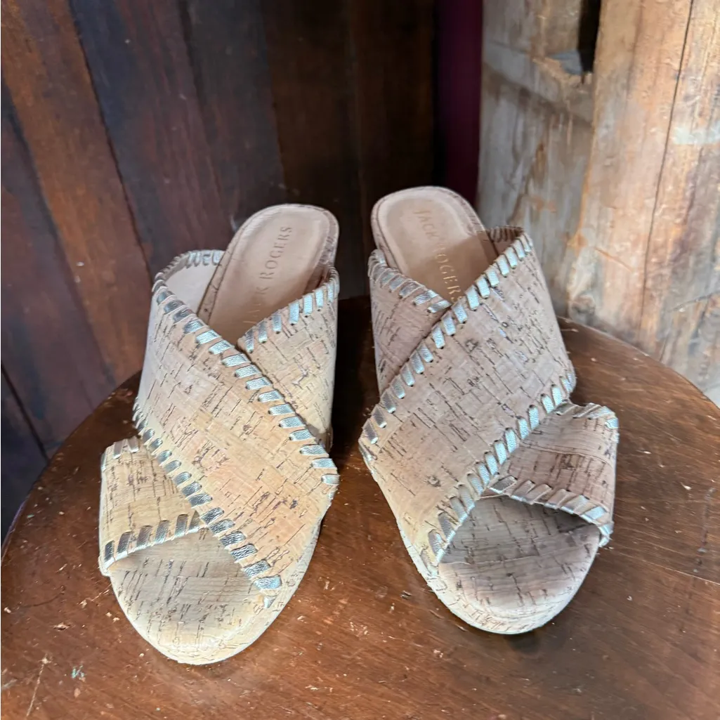 Jack Rogers Cork Tan Women's Sandals - Image 4