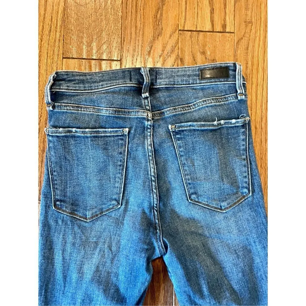 Abercrombie & Fitch Simone super skinny high rise lace distressed jeans 26/2 s - Image 10