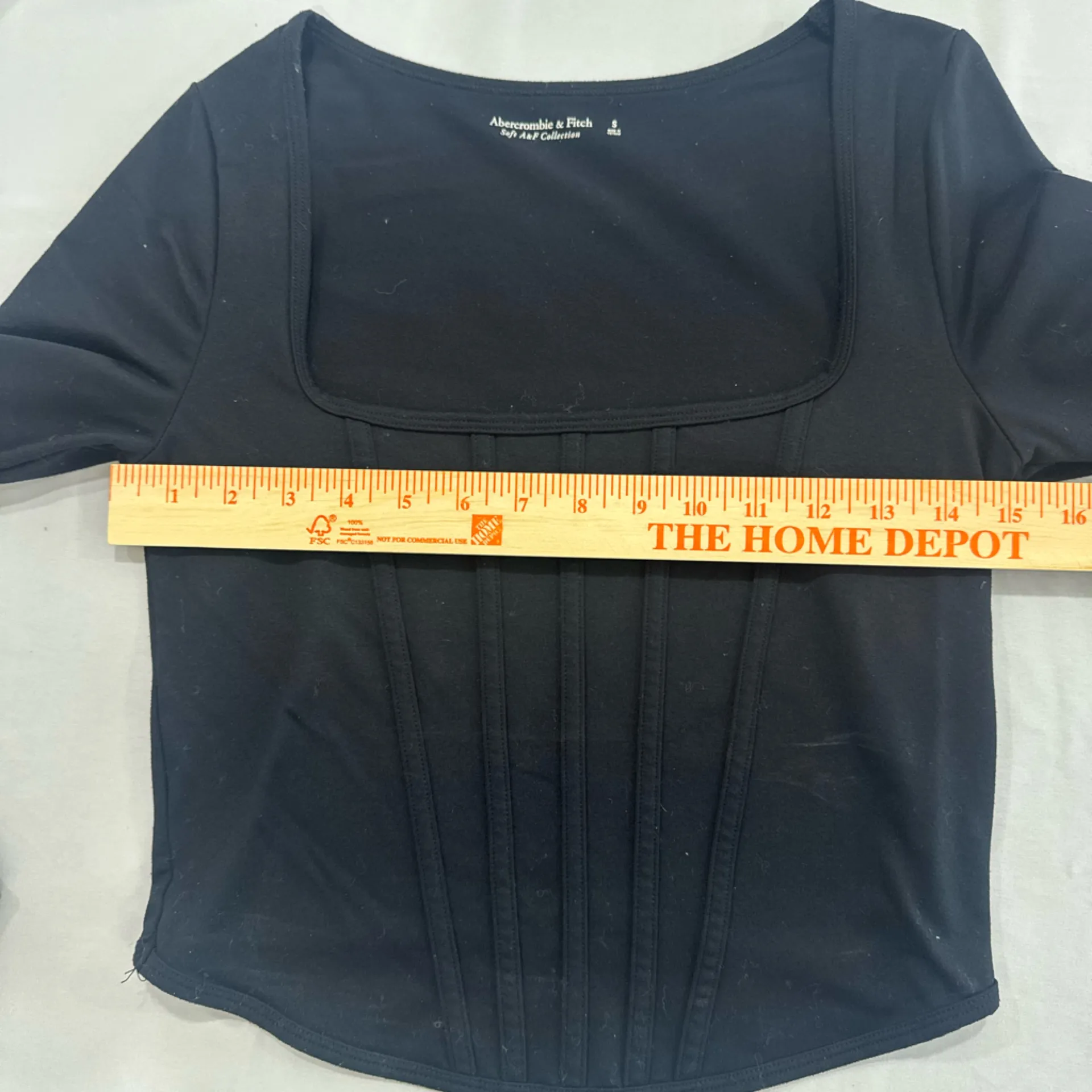 Abercrombie & Fitch Soft A&F Collection Cropped Corset Top Small - Image 4