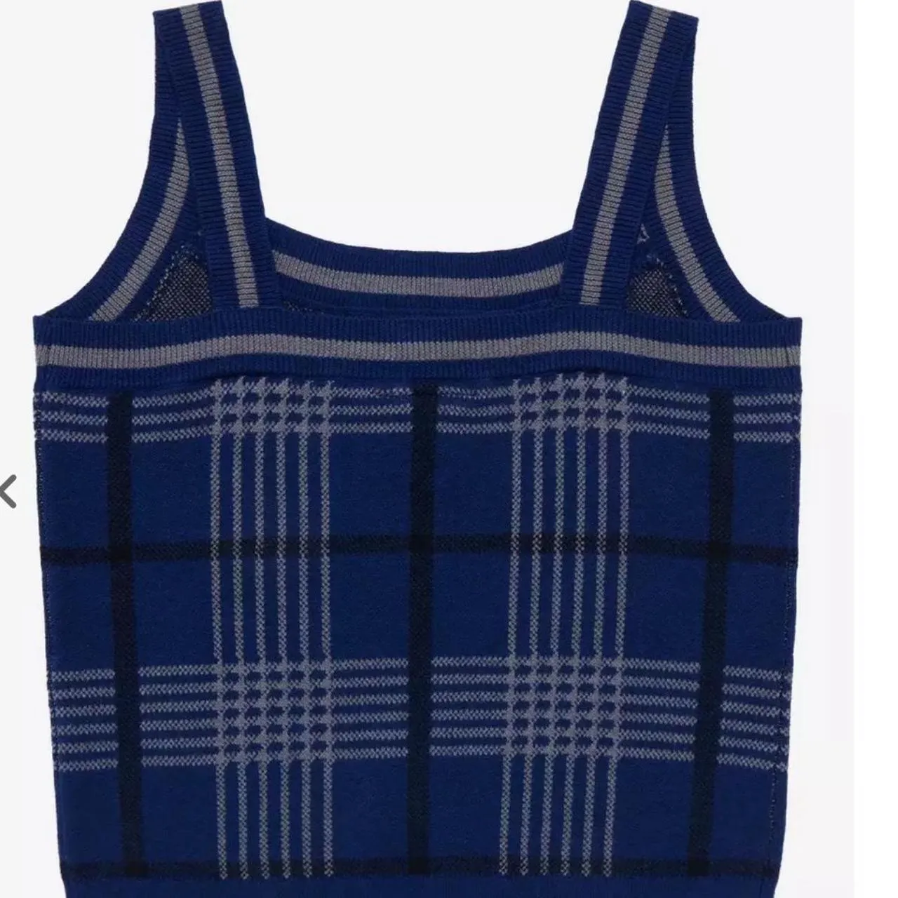 Harry Potter Ravenclaw Plaid Knit Tank Top - Image 2